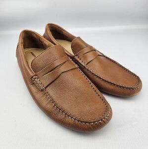 Nordstrom Cody Men's Driving Glove Leather Penny Loafer Tan Size 11